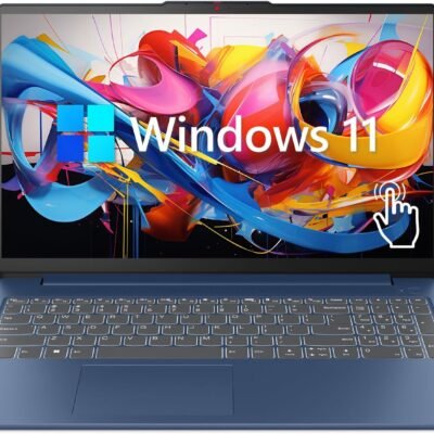 Lenovo IdeaPad 3 Laptop, 15.6″ FHD Touchscreen, Intel Core i5-1155G7, 24GB RAM, 1TB SSD, Webcam, HDMI, Wi-Fi 6, Windows 11 Home, Blue