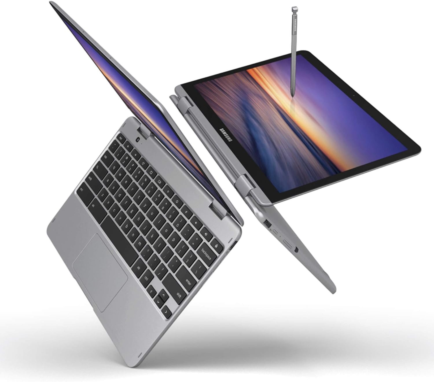 Samsung Chromebook Plus V2 2-in-1 Laptop- 4GB RAM, 64GB eMMC, 13MP Camera, Chrome OS, 12.2", 16:10 Aspect Ratio- XE520QAB-K03US Light Titan - Image 2