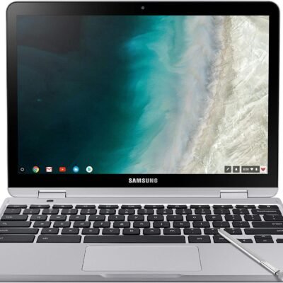 Samsung Chromebook Plus V2 2-in-1 Laptop- 4GB RAM, 64GB eMMC, 13MP Camera, Chrome OS, 12.2″, 16:10 Aspect Ratio- XE520QAB-K03US Light Titan