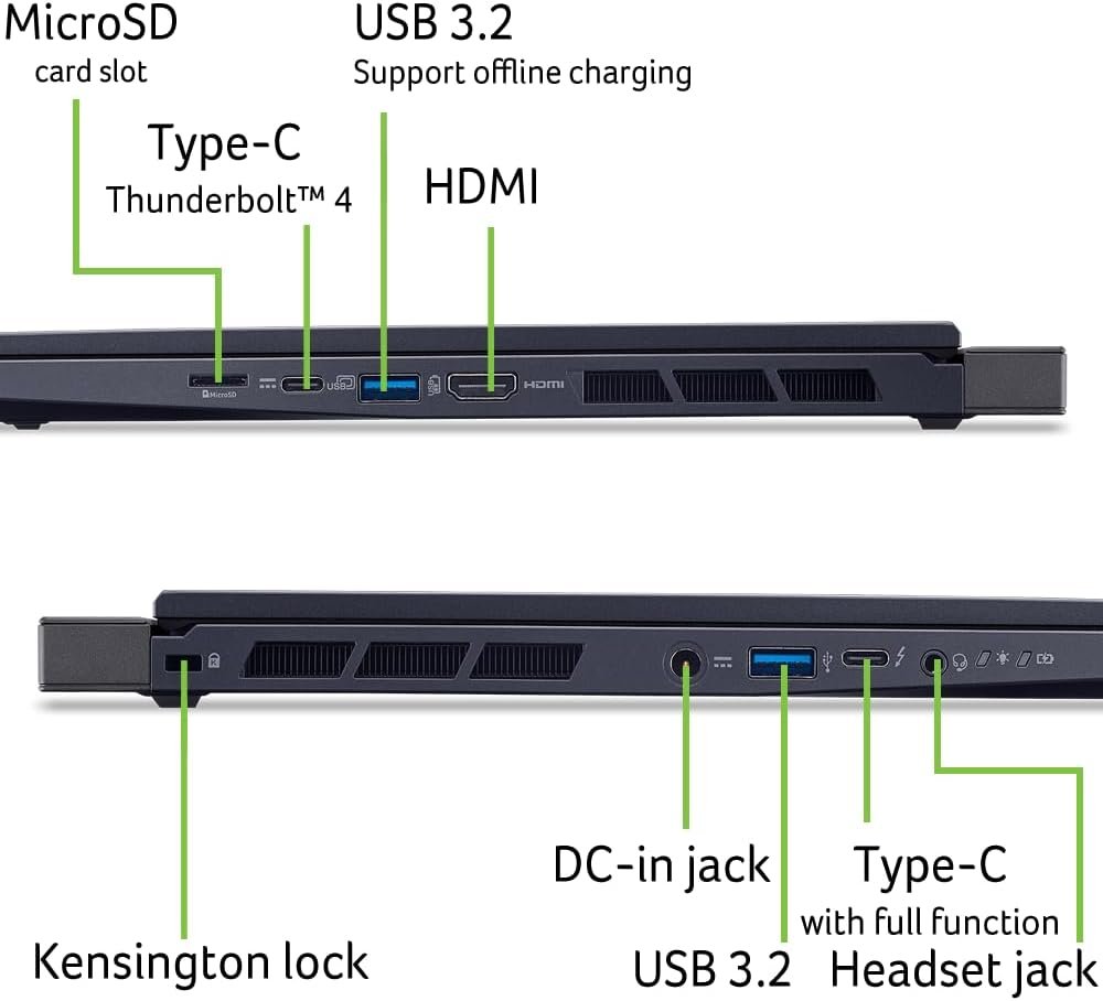 Acer Predator Helios Neo 14 Gaming Laptop | 14.5" WQXGA+ IPS 165Hz Display | AI-Powered | Intel Core Ultra 9 Processor 185H | NVIDIA GeForce RTX 4070 | 16GB LPDDR5X | 1TB Gen 4 SSD | PHN14-51-90NF - Image 6
