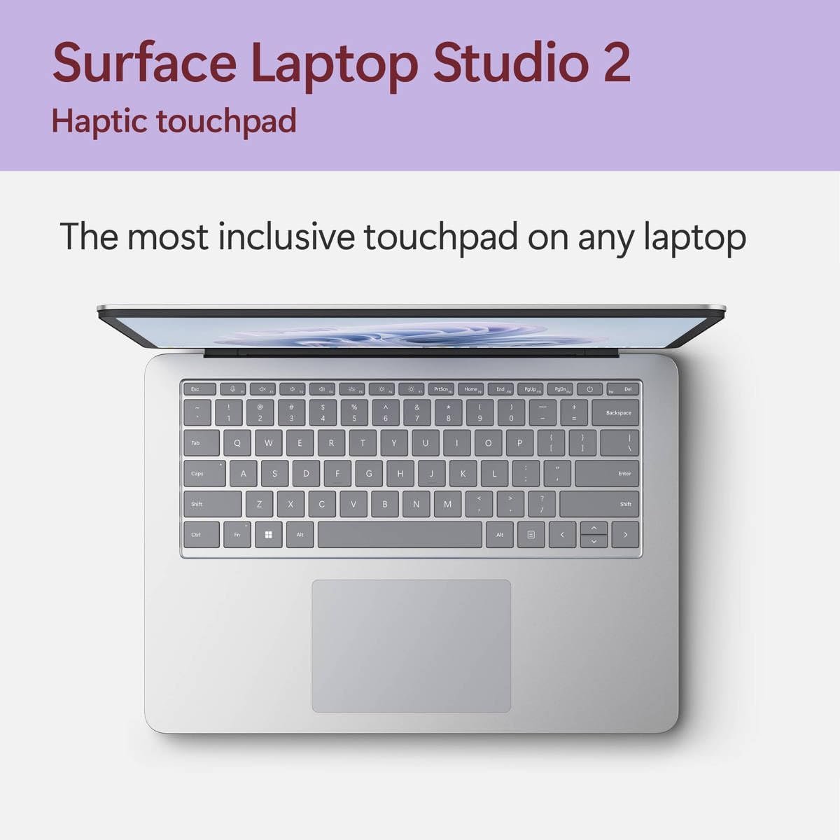 Microsoft Surface Laptop Studio 2 14.4" Tablet 2-in-1 Laptop 120 Hz Intel Core i7-13800H 32GB RAM 1TB SSD NVIDIA GeForce RTX 4050 Platinum - Image 8