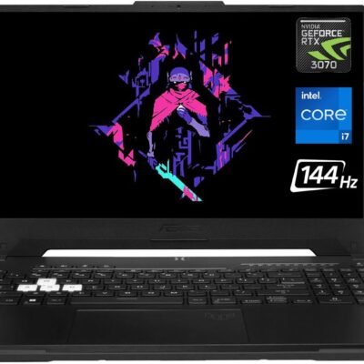 ASUS TUF Dash Gaming Laptop, 15.6″ 144Hz FHD Display, Intel 12th Gen 10-Core i7-12650H, NVIDIA GeForce RTX 3070, 32GB DDR5 RAM, 1TB PCle SSD, Backlit Keyboard, HDMI, Wi-Fi 6, Windows 11 Home, Black