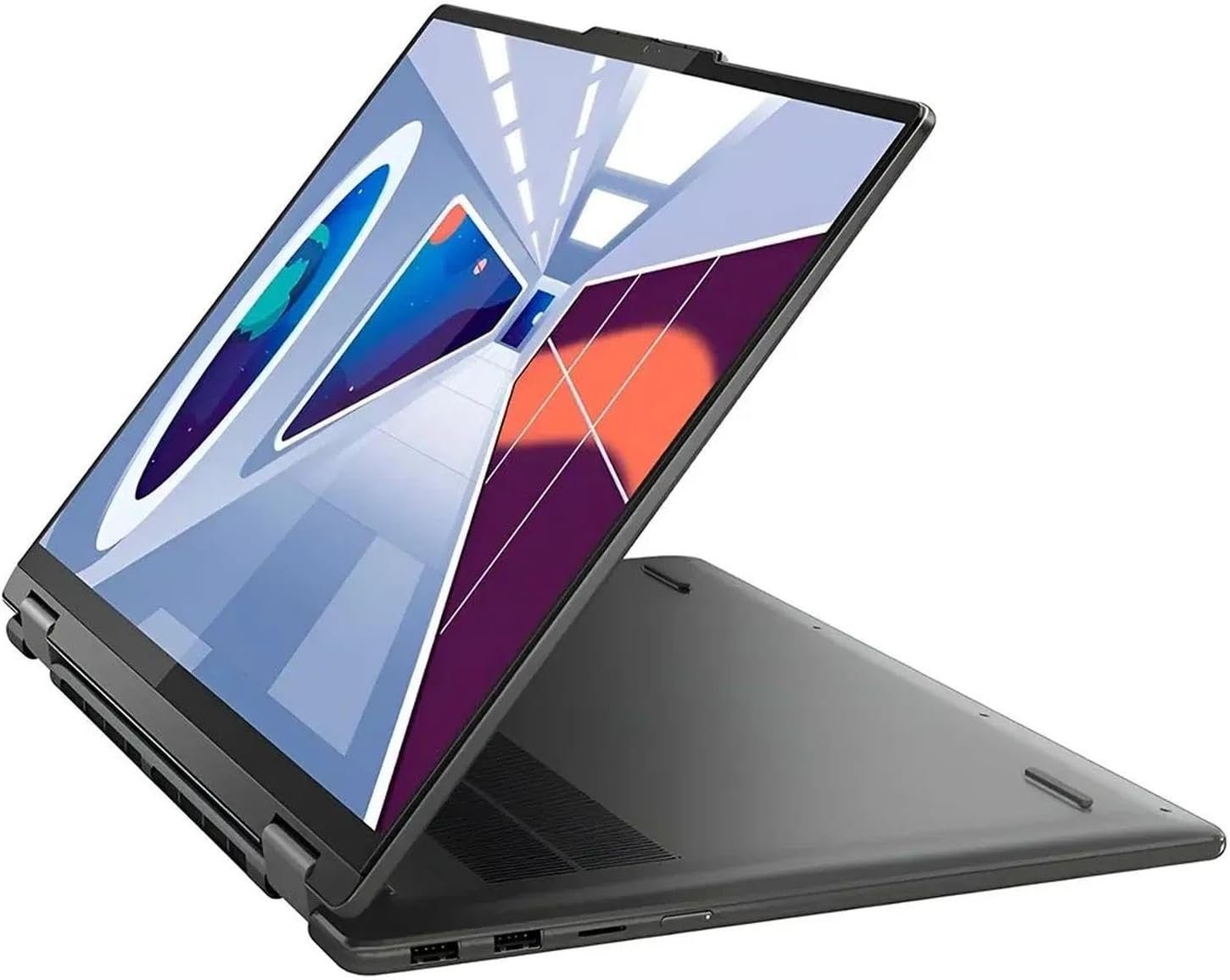 Lenovo - Yoga 7i 2-in-1 16" 2K Touchscreen Laptop - Intel Core Ultra 5 125U with 16GB Memory - 512GB SSD - Storm Grey 83DL0000US - Image 2