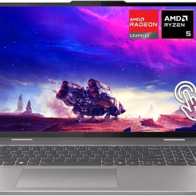 Lenovo Yoga 7 2-in-1 16″ WUXGA (1920×1200) Touch-Screen Laptop, AMD Ryzen 5 8640HS 6-core, 8GB RAM, 512GB SSD, AMD Radeon 760M Graphics, Backlit KB, Fingerprint, WiFi6, Win11, Arctic Grey, W/GaLiMu