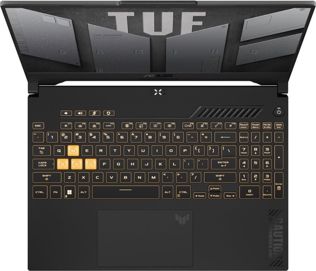 Asus TUF F15 Gaming Laptop 15.6" FHD 144Hz Intel 14-Core i7-12700H (Beat i9-11950H) 32GB RAM 1TB SSD GeForce RTX 4070 8GB Graphic Backlit Thunderbolt 4 USB-C Win11 Grey + HDMI Cable - Image 3