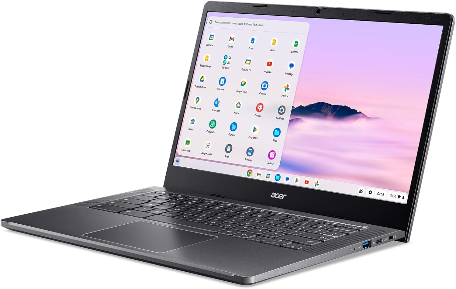 Acer Chromebook Plus 514 Laptop with Google AI ? 14" Full HD 1920 x 1080 IPS Touch Display | Intel Core i3-N305 | 8GB LPDDR5 | 128GB SSD | Wi-Fi 6E | FHD Camera | Chrome OS | CB514-4HT-375Z - Image 13