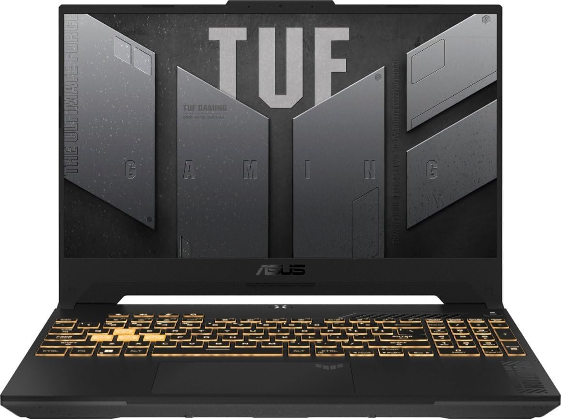 Asus TUF F15 Gaming Laptop 15.6" FHD 144Hz Intel 14-Core i7-12700H (Beat i9-11950H) 32GB RAM 1TB SSD GeForce RTX 4070 8GB Graphic Backlit Thunderbolt 4 USB-C Win11 Grey + HDMI Cable - Image 2
