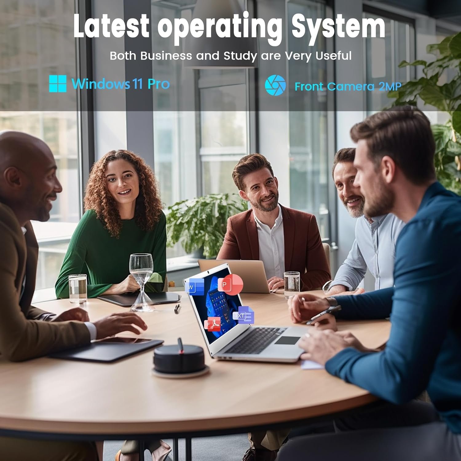 Azeyou 11.6? Laptop HD Display,N4020C, Student Laptop Computer 4GB DDR4 RAM, 128GB SSD, Windows 11 Pro Laptops, Metal Shell, WiFi, BT4.2, USB3.0, Type_C 4000mAh Battery (Silver) - Image 6