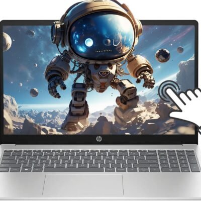 HP 15.6″ Touchscreen Laptop 15 INCH HD Student Laptops, 12th Gen Intel 10 Cores i3 Processor (>i5-1035G1), 16GB RAM,1TB NVMe SSD, HDMI, WiFi, Type-C, Fast Charge, Windows 11, w/BWE Accessories