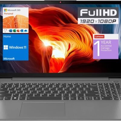 LENOVO IdeaPad 1 Laptop, 15.6? FHD Display, Intel Celeron N4500 Processor, 20GB RAM, 1TB SSD, SD Card Reader, Numeric Keypad, HDMI, Wi-Fi 6, Windows 11 Home, 1 Year Office 365, Grey