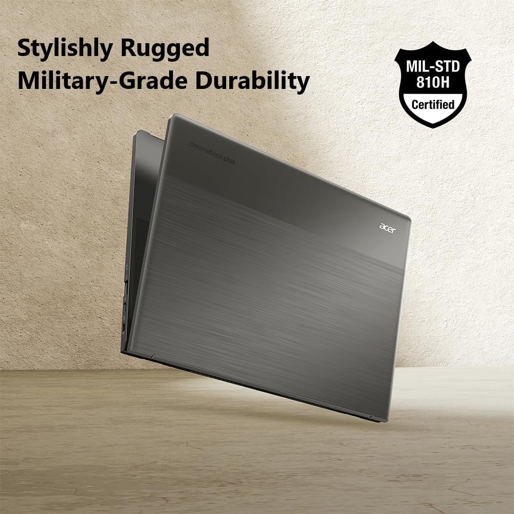 Acer Chromebook Plus 514 Laptop with Google AI ? 14" Full HD 1920 x 1080 IPS Touch Display | Intel Core i3-N305 | 8GB LPDDR5 | 128GB SSD | Wi-Fi 6E | FHD Camera | Chrome OS | CB514-4HT-375Z - Image 10