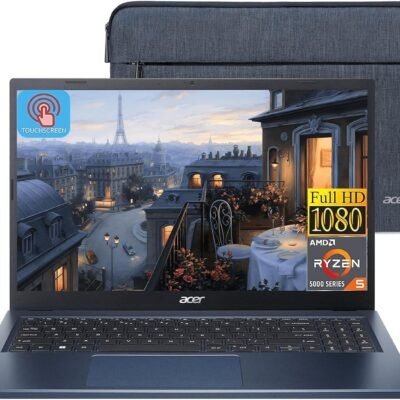 acer 2023 Aspire 3 Touchscreen Laptop, 15.6″ FHD IPS Display, AMD Ryzen 5 7520U Processor (Beats i7-1165G7), 8GB DDR5 RAM, 512GB SSD, AMD Radeon Graphics, Wi-Fi 6, Windows 11 Home