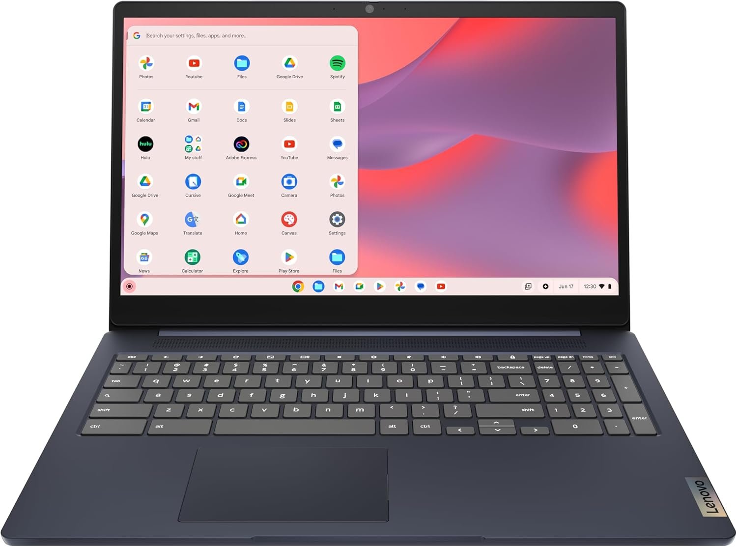 Lenovo IdeaPad 3i Chromebook, 15.6? FHD Display, Intel Celeron N4500, 8GB RAM, 64GB eMMC, 1920x1080 px, 720p Camera, Chrome OS, Abyss Blue - Image 2