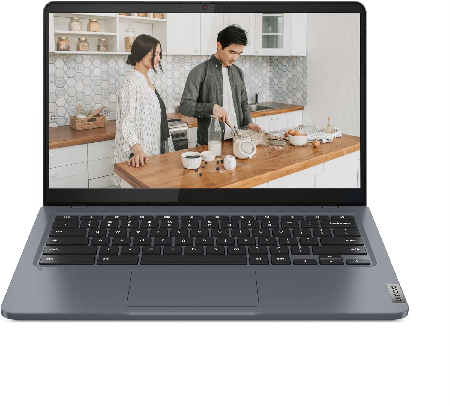 Lenovo IdeaPad Slim 3i Chromebook Plus - 2024 - Lightweight Laptop - Waves MaxxAudio? - 14" FHD Display - HD 1080p Camera - 8GB Memory - 256GB Storage - Intel? Core? i3-N305 - Storm Grey