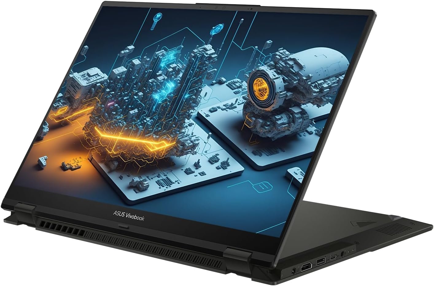 ASUS Business Vivobook S 16 Flip 2-in-1 Laptop, 16" WUXGA Touchscreen, Intel Core i9-13900H, 32GB SSD, 2TB SSD, Webcam, HDMI, Wi-Fi 6, Windows 11 Pro, Midnight Black - Image 2