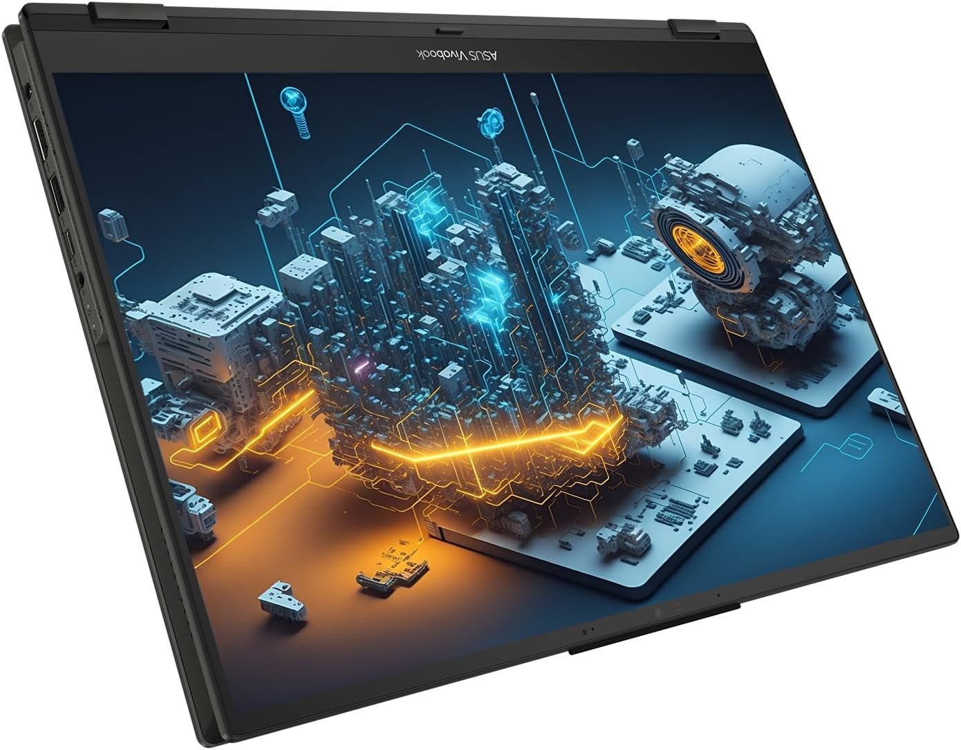 ASUS Business Vivobook S 16 Flip 2-in-1 Laptop, 16" WUXGA Touchscreen, Intel Core i9-13900H, 32GB SSD, 2TB SSD, Webcam, HDMI, Wi-Fi 6, Windows 11 Pro, Midnight Black - Image 3