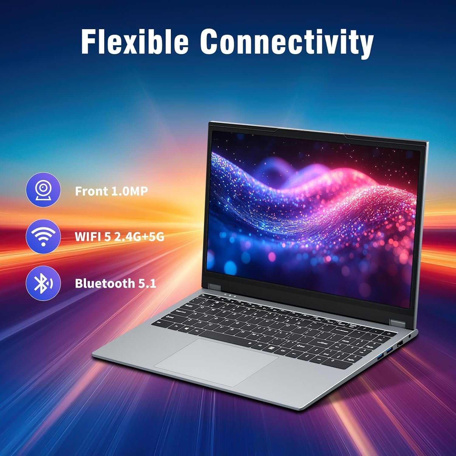 15.6 inch 2 in 1 Laptop, AMD R3-3200U, 16GB RAM, 512GB SSD, FHD Touchscreen, Backlit Keyboard, Fingerprint Unlock, 360 Rotating - Image 6