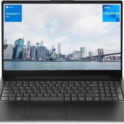 Lenovo V-Series V15 Gen 2 Business Laptop, 15.6″ FHD Display, Intel Dual Core Processor, 8GB RAM, 256GB SSD, Webcam, HDMI, Wi-Fi, Windows 11 Pro, Black