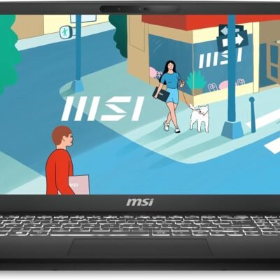 MSI Modern 15H AI 15.6?Business Laptop: Intel Core Ultra 9-185H, ARC Graphics, 32GB DDR5, 1TB NVMe SSD, Type-C, WiFi 6E, Win 11 Home: Classic Black C1MG-027US