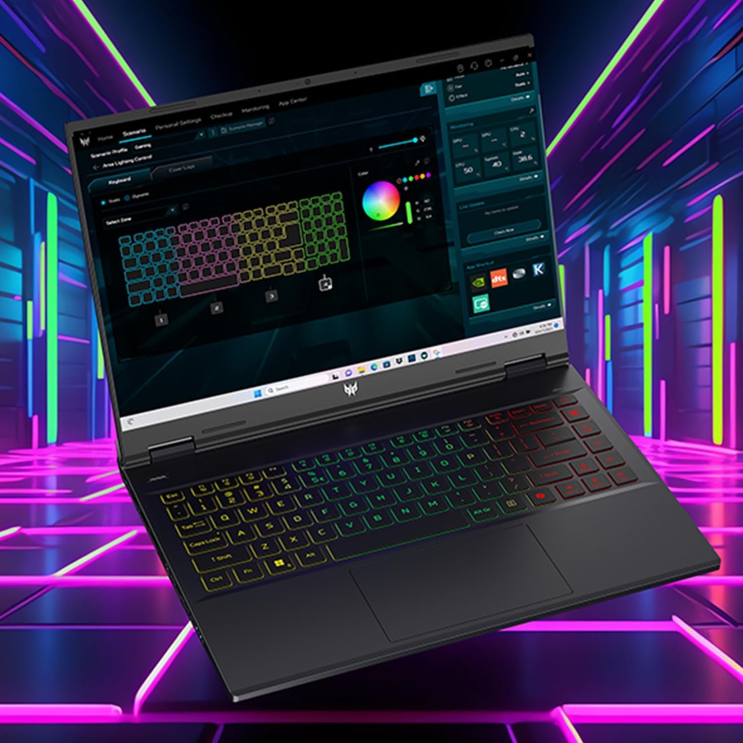 Acer Predator Helios Neo 14 Gaming Laptop | 14.5" WQXGA+ IPS 165Hz Display | AI-Powered | Intel Core Ultra 9 Processor 185H | NVIDIA GeForce RTX 4070 | 16GB LPDDR5X | 1TB Gen 4 SSD | PHN14-51-90NF - Image 9