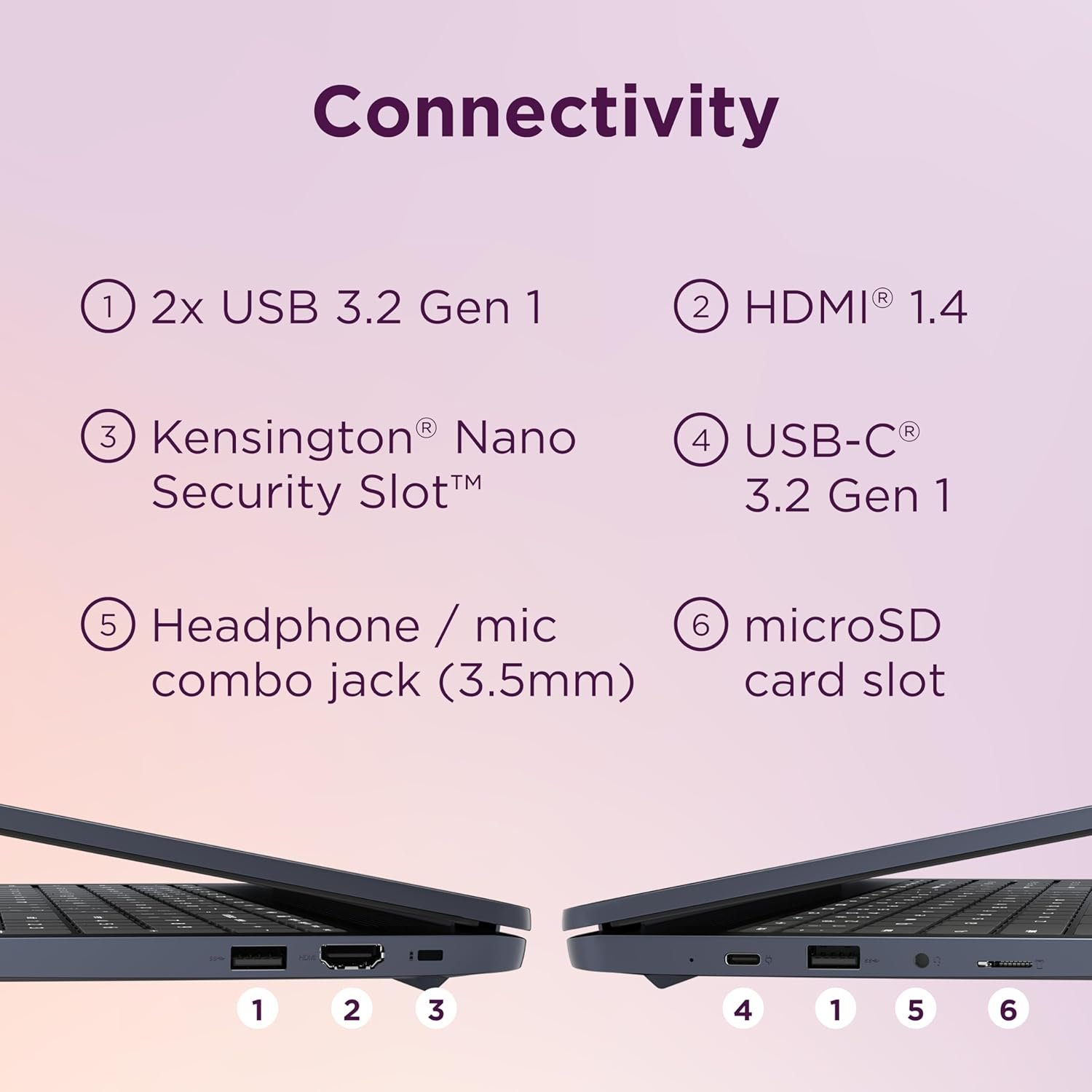 Lenovo IdeaPad 3i Chromebook, 15.6? FHD Display, Intel Celeron N4500, 8GB RAM, 64GB eMMC, 1920x1080 px, 720p Camera, Chrome OS, Abyss Blue - Image 6