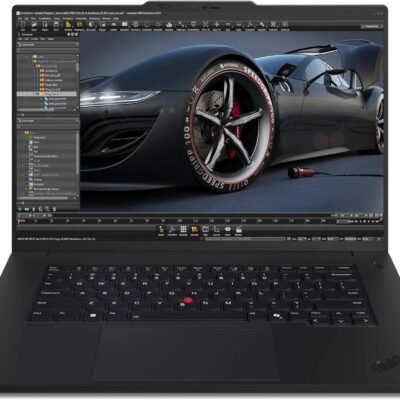 Lenovo ThinkPad P1 Gen 7 Workstation Laptop – Intel Ultra 7 165H, NVIDIA RTX 3000 Ada, 32GB RAM, 2TB NVMe SSD, 16″ 2.8K (2560 x 1600) IPS, Anti-Glare, 500 Nits, 5MP RGB+IR Camera, Windows 11 Pro