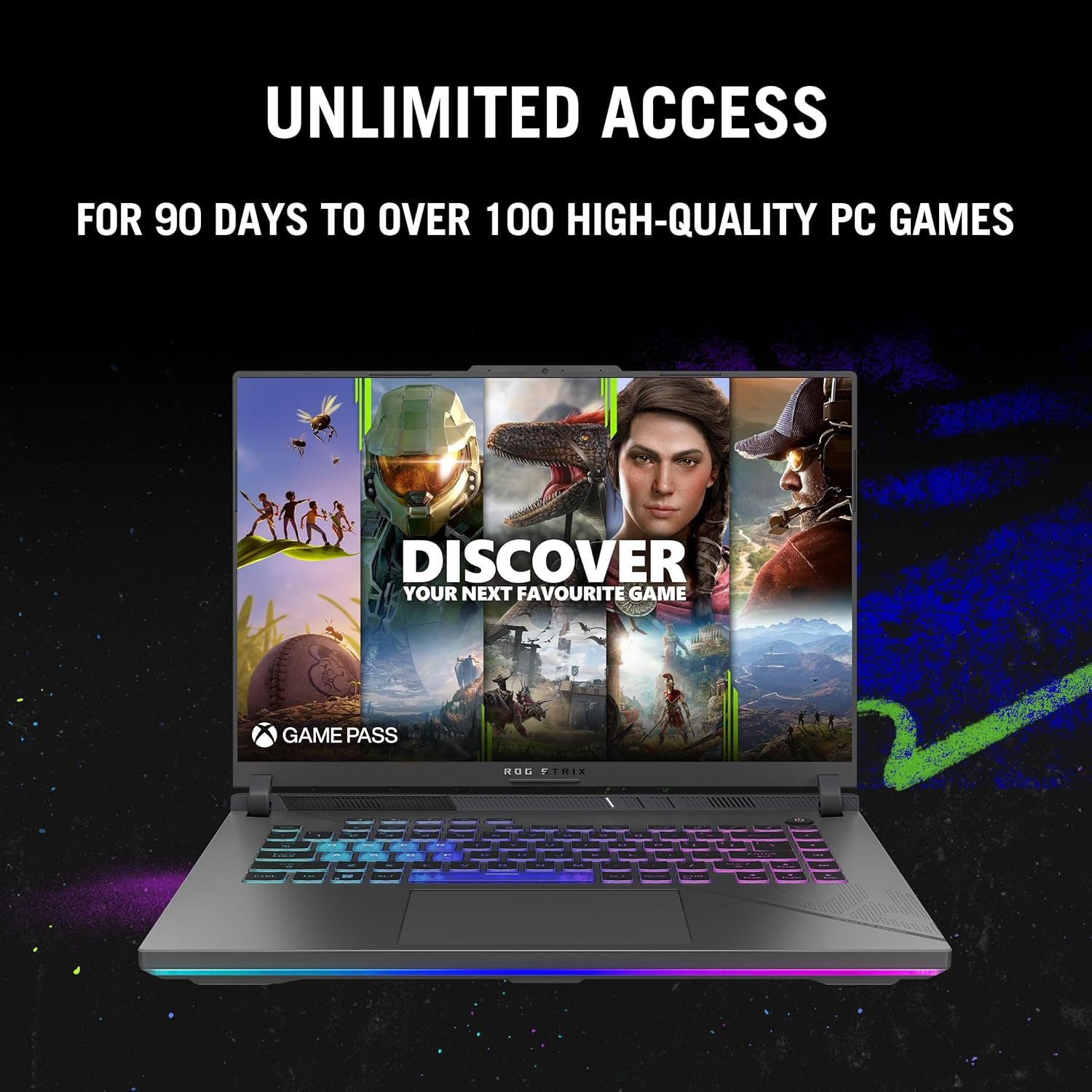 ASUS ROG Strix G16 Gaming Laptop, 16? Nebula Display 16:10 QHD 240Hz, GeForce RTX 4060, Intel? Core? i9-14900HX, 16GB DDR5-5600, 1TB PCIe SSD, Wi-Fi 6E, Windows 11, G614JVR-ES94 - Image 9