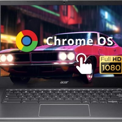 acer Chromebook Plus 14″ FHD Touchscreen Laptop, Intel i3-N305 Processor, 8GB LPDDR5 RAM, 672GB Storage (512GB SSD+160GB Docking Station Set), Intel UHD Graphics, Wi-Fi 6E, Chrome OS, Gray