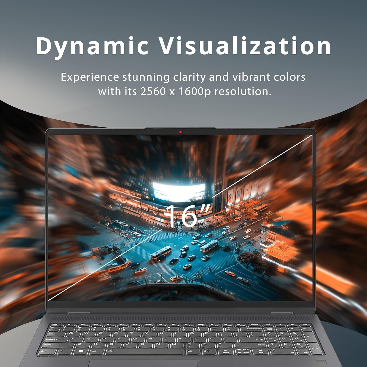 Lenovo IdeaPad Flex 5 16"" 2-in-1 2.5K IPS Touchscreen Laptop, Intel Core i7-1255U, 16GB RAM, 1TB SSD, Backlit Keyboard, Fingerprint Reader, Win 11 Pro, Storm Grey, 32GB Hotface USB Card, Gray - Image 6